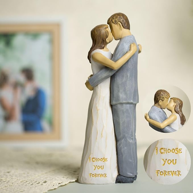 ShineOnAngel Wedding Couple Figurine – 8"