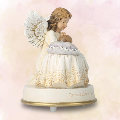 Grace4Joy Guardian Angel Music Box – 5.3"