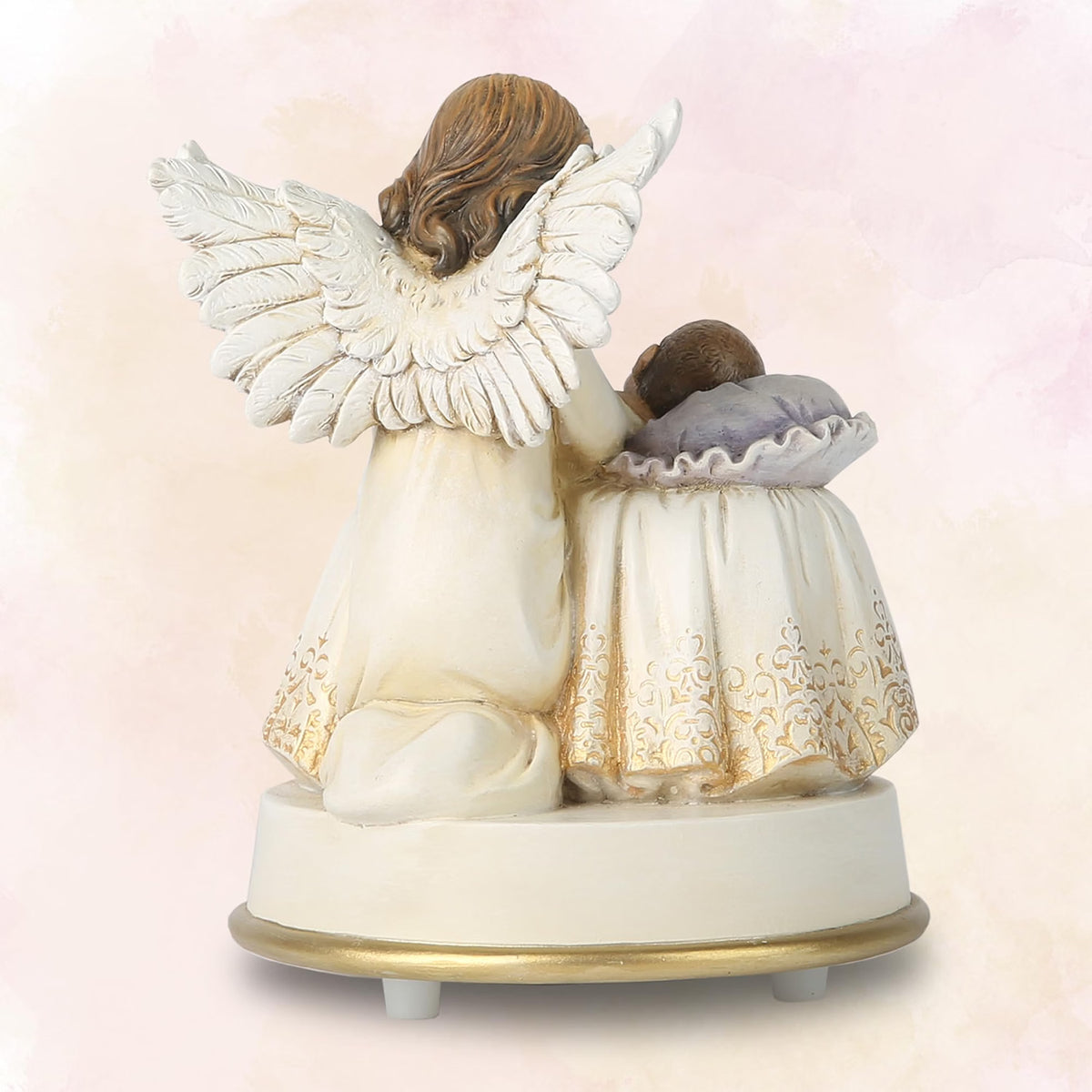 Grace4Joy Guardian Angel Music Box – 5.3"
