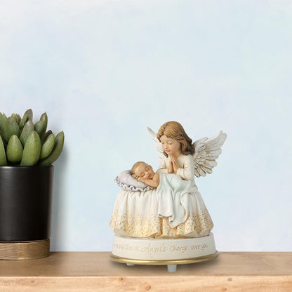 Grace4Joy Guardian Angel Music Box – 5.3"