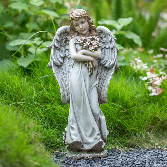 Grace4Joy Garden Angel Statue Outdoor Decor– 19.3"