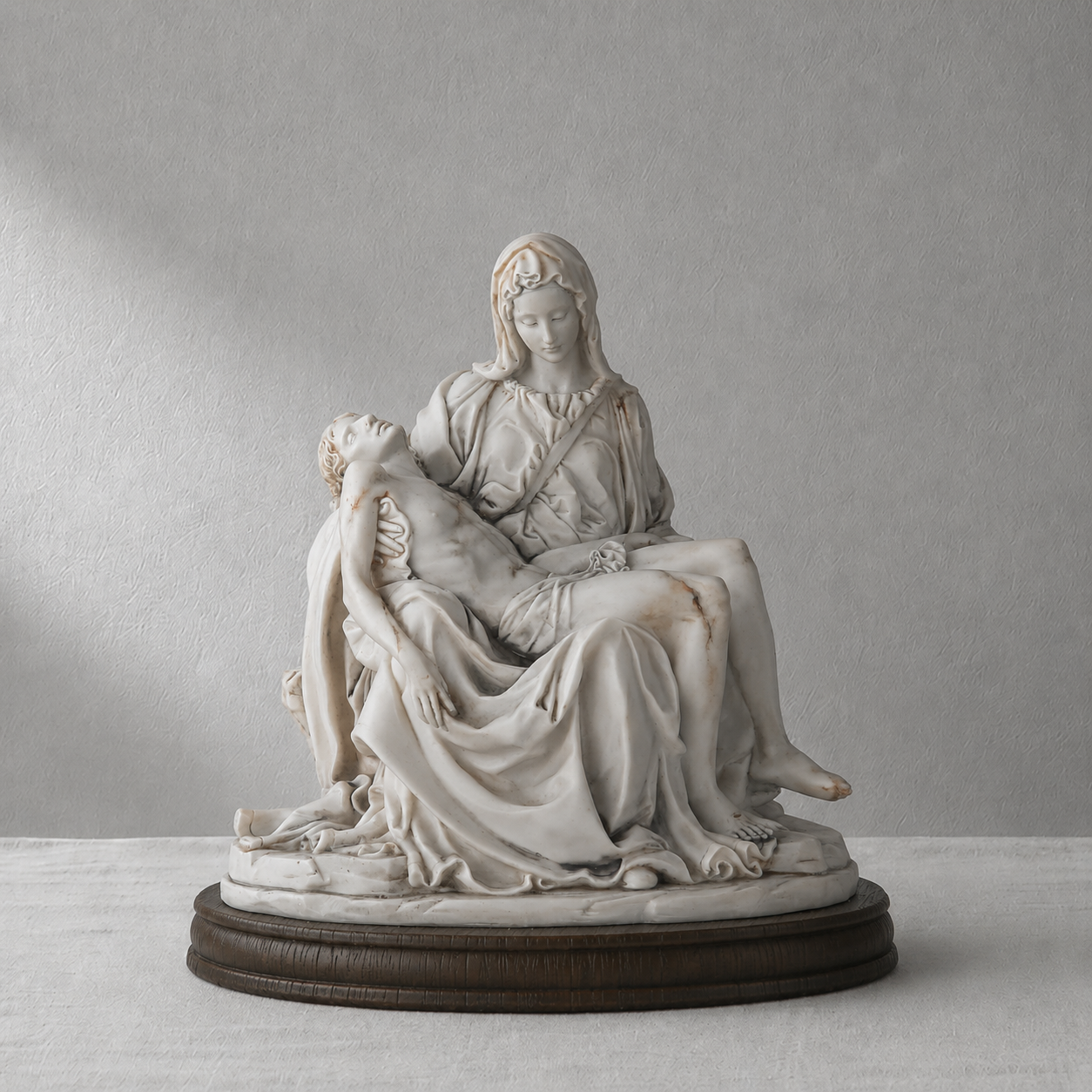 Pieta Statue - Michelangelo’s Pietà Replica Sculpture 10 Inch
